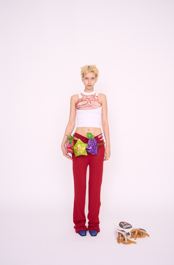 Logo red Crisscross Top