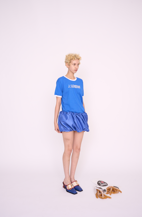 BALLOON SKIRT BLUE