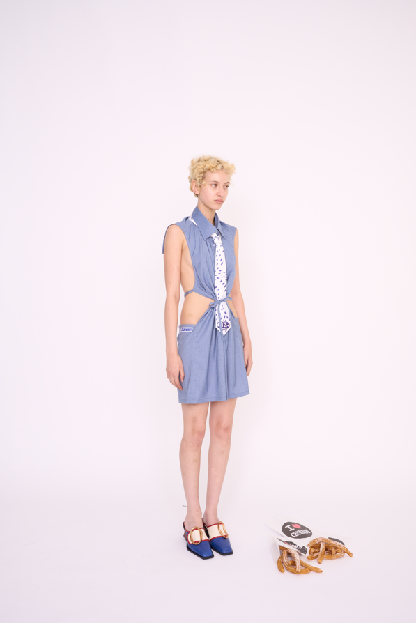 Sailor hombro Dress