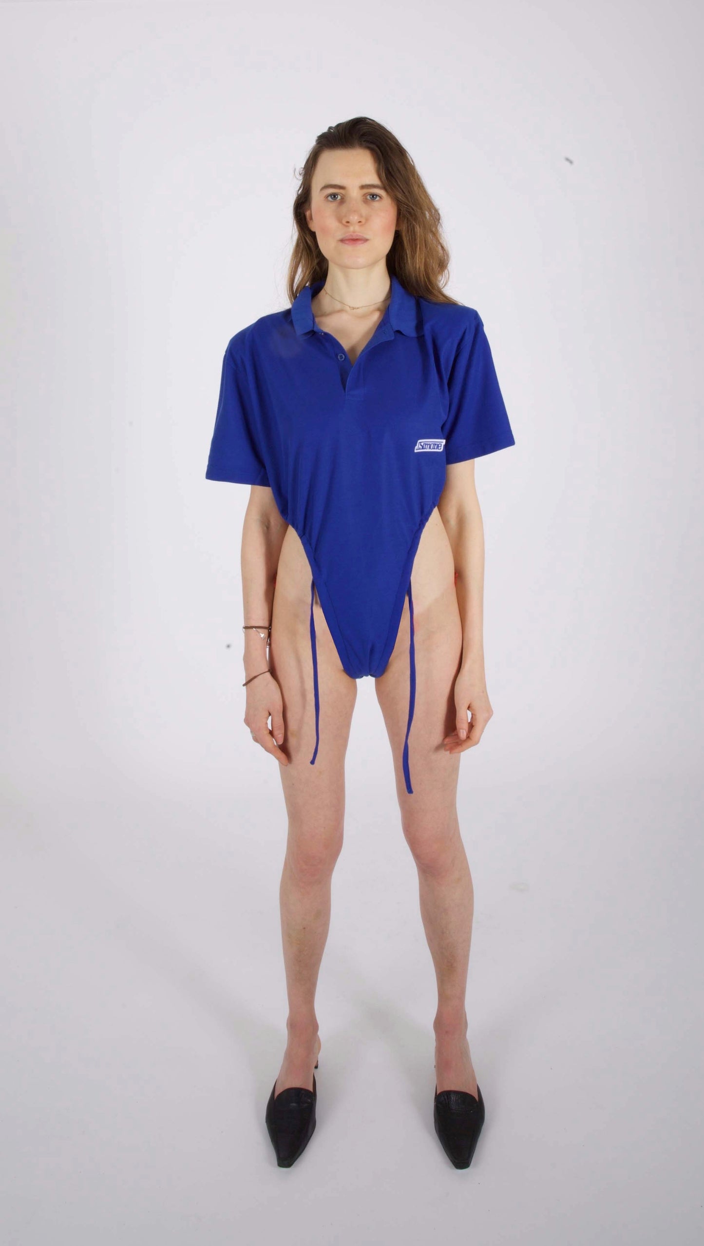Hombro Polo Chic Blue