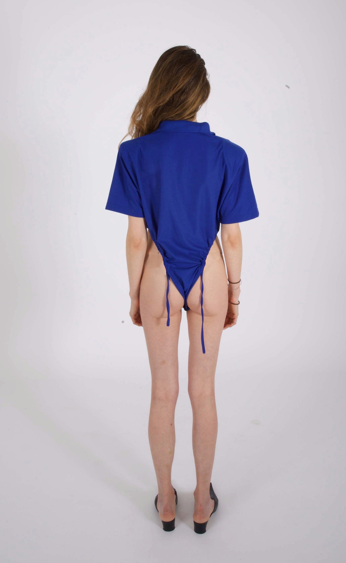 Hombro Polo Chic Blue